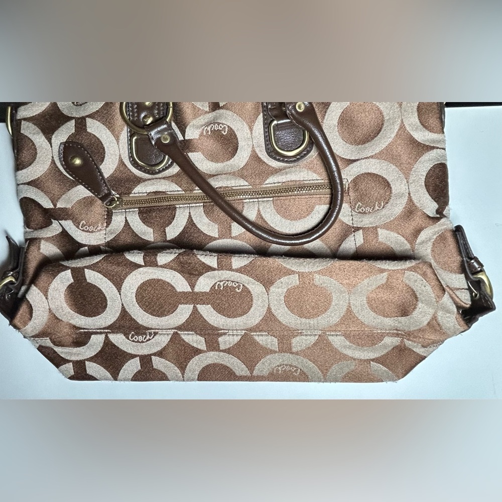 Coach Madison Julianne Op Art Signature Satchel (model #12963) - Picture 9 of 9